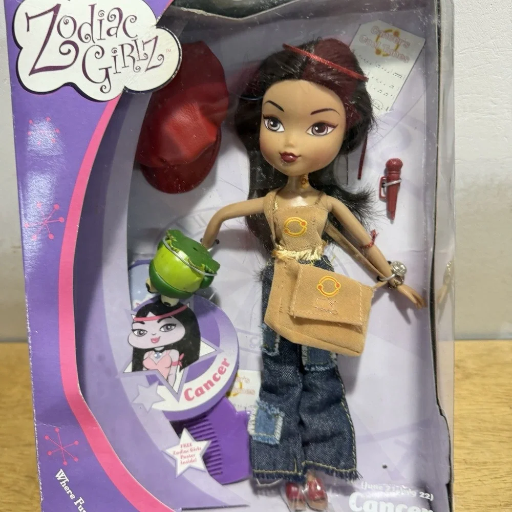 Zodiac Girlz Doll Cancer July 2003 3 Muses Vintage Y2K Fashion Doll 60004 NIB